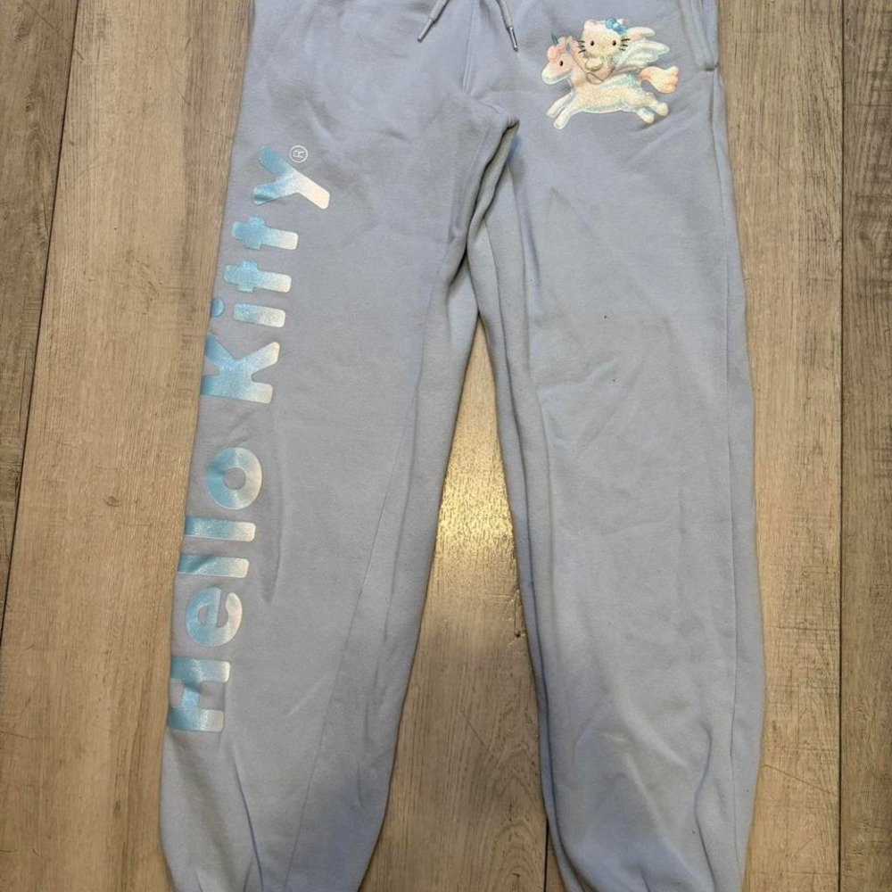 Blue‎ Hello Kitty sweatpants WOMEN SIZE S